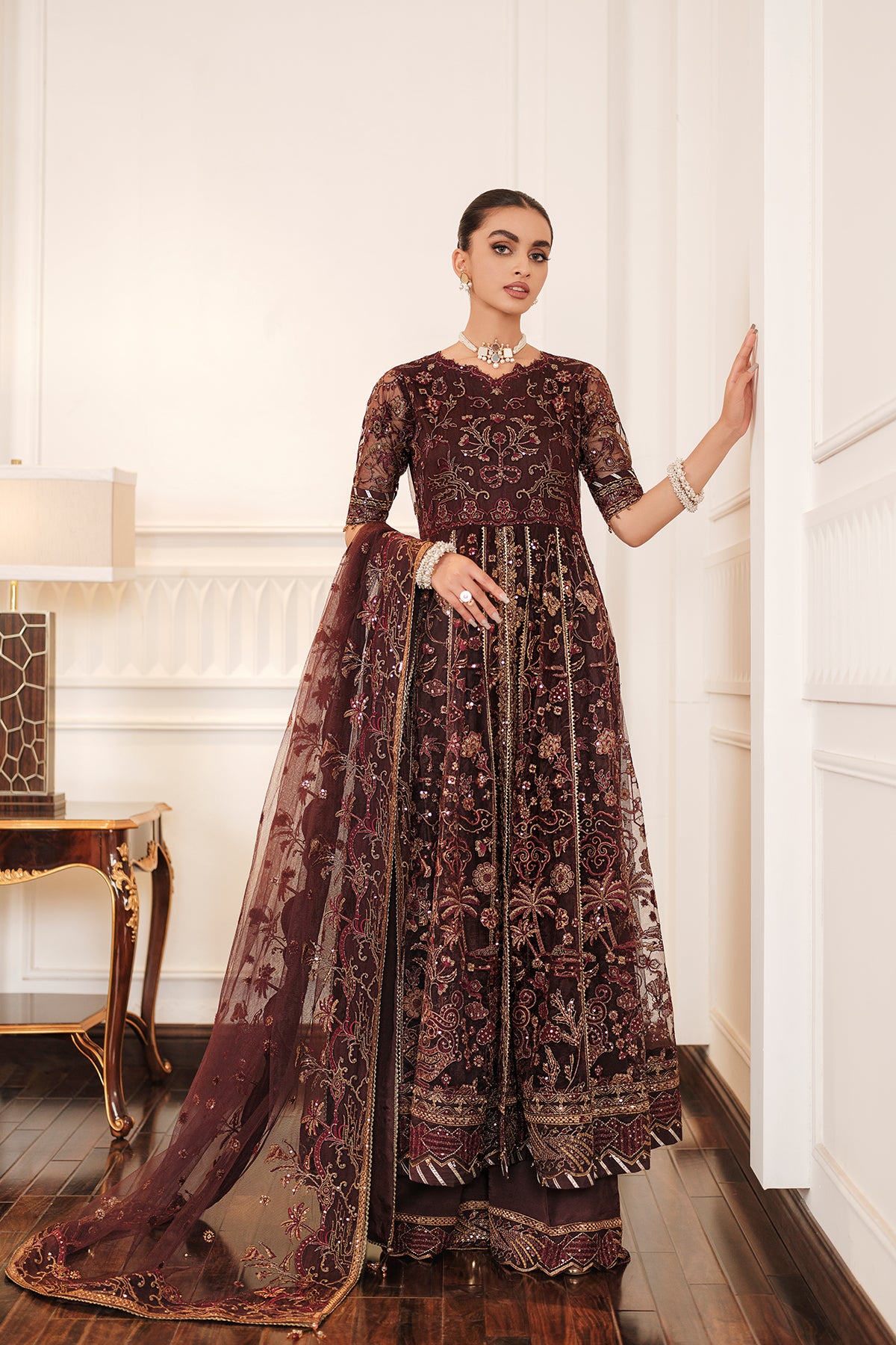 Maroon Bridal Lehenga Dress 218 – Pakistan Bridal Dresses